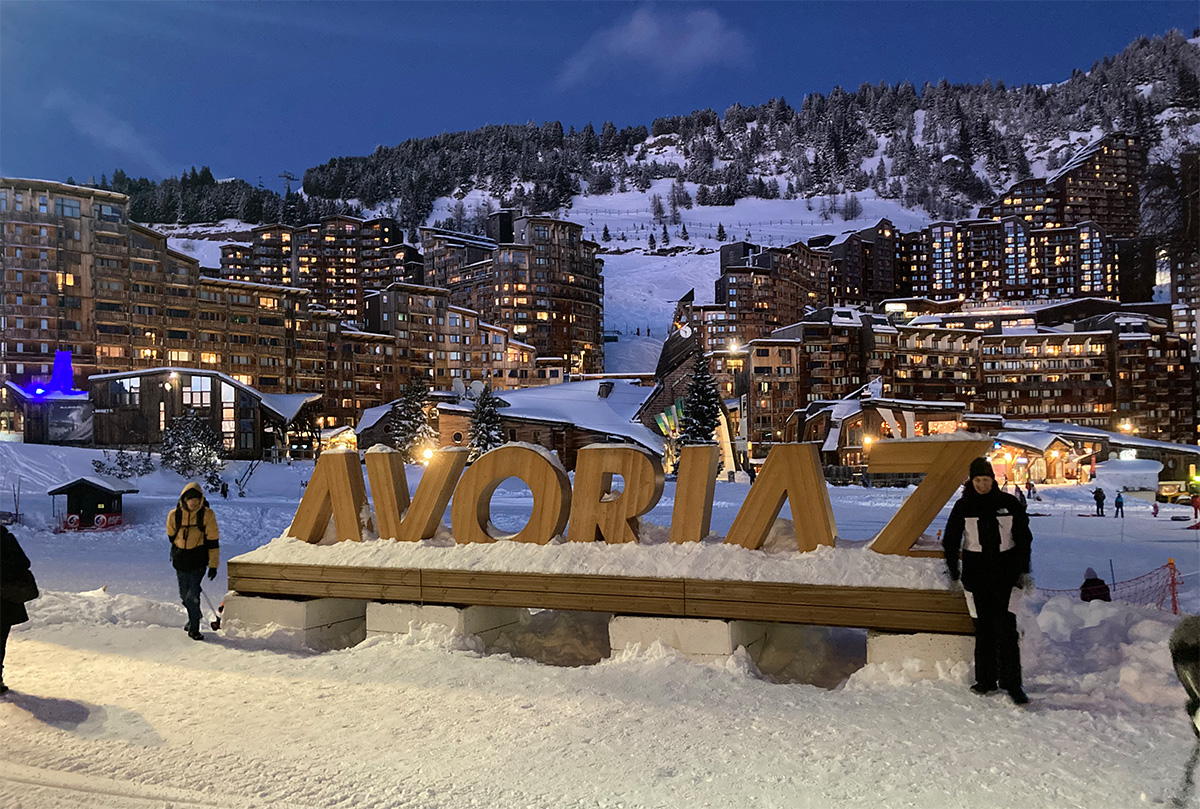 Avoriaz in de avond